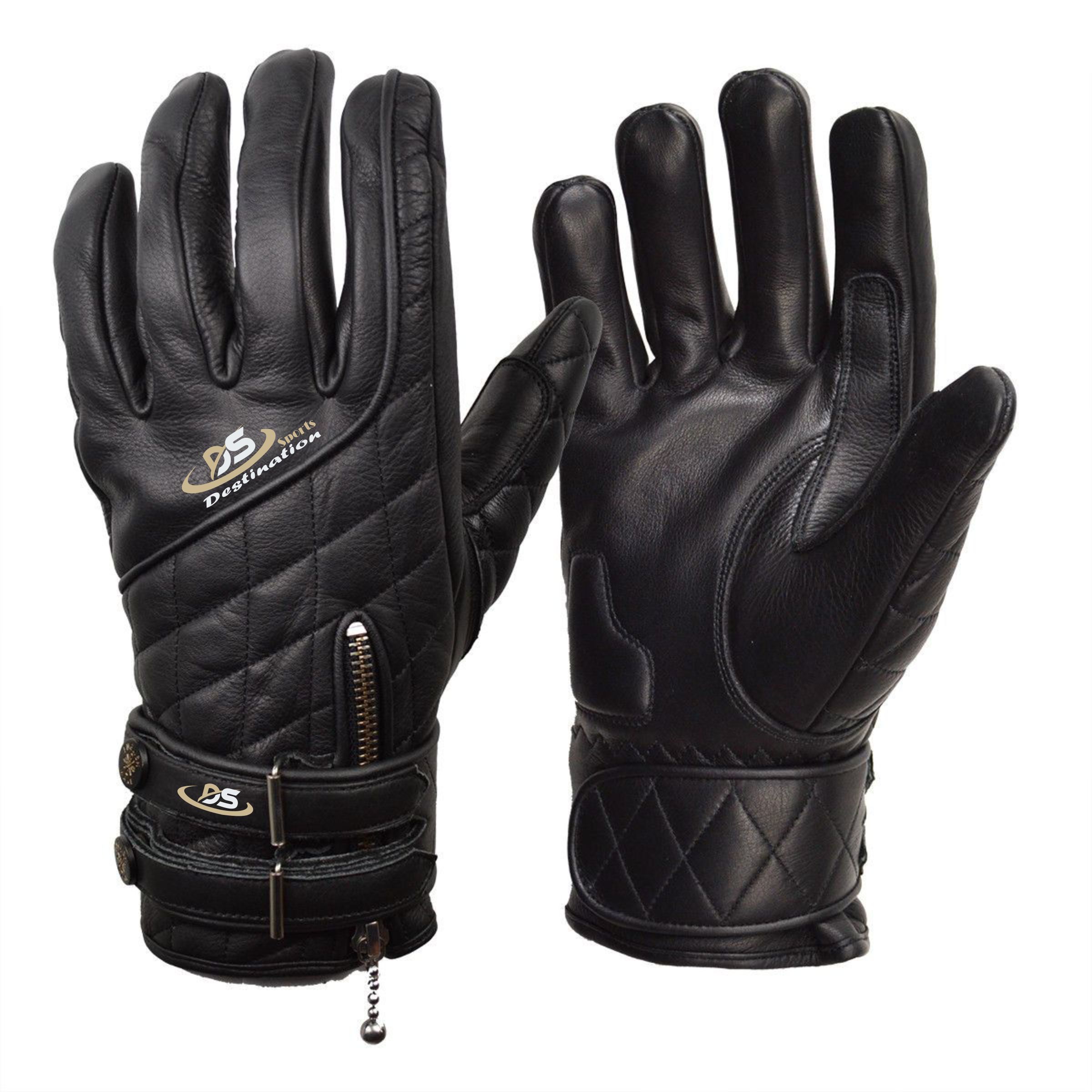 Motorcycle Leather Gloves 